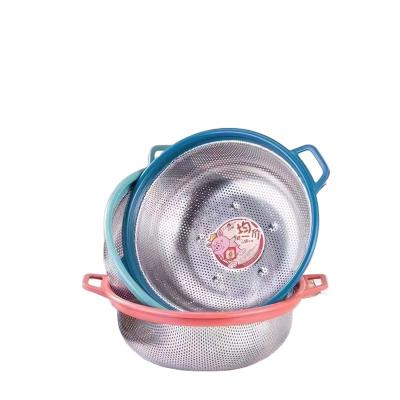 China Other High Quality Wholesale Custom Cheap Round 201 Kitchen Drain Basket For Sale for sale