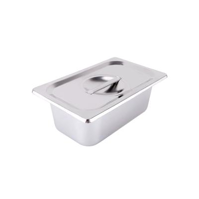 China Hot Selling Contemporary And High Quality Square Kitchen Utensil 201 Stainless Steel Basin for sale