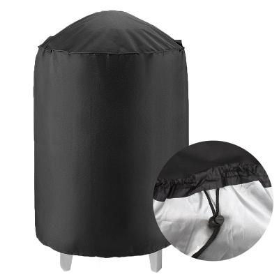 China Adjustable Height Garden BBQ Grill Cover Waterproof Outdoor Furniture Sunscreen Crate Pizza Oven Covering for sale