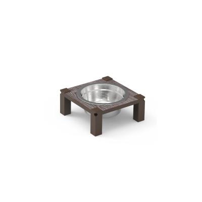 China Stocked 300pcs Modern Stable Cartoned Raised Dog Cat Feeder With Health Proven Stainless Bowl for sale