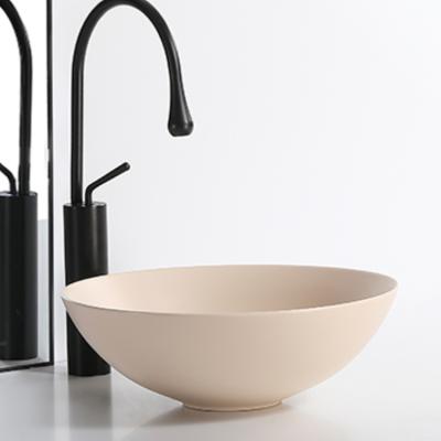 China New Design Modern Fashion Above Counter Basin Set With Noise Stopper Waste Bathroom Faucet for sale