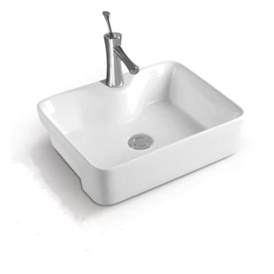 China High Quality Simple Sanitary Sink Bathroom Living Room Wash Basin Ware Wholesale Price Ceramic Wash Basin for sale