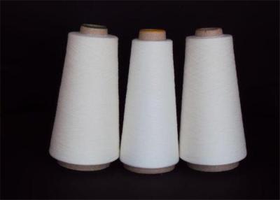 China 100% Polyester Core Spun Yarn 30S AA Grade Raw White / Dyed Eco Friendly for sale