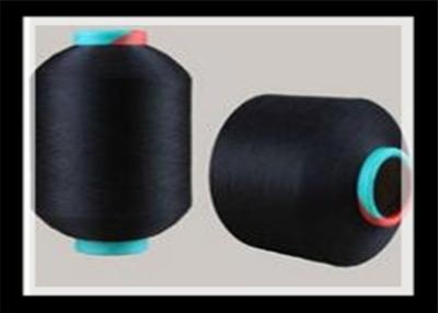 China Black Color Dyed Bare Spandex Yarn 20D High Tenacity for Knitting / Weaving for sale