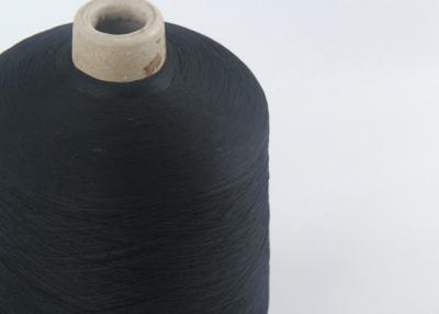 China Black Colour 100% Ne 32s Polyester Spun Yarn 32 / 2 For Socks Kintting for sale