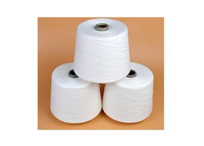 China 40S / 2 Virgin Polyester Spun Yarn For Knitting , Polyester Dyed Yarn High Strength for sale