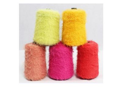 China Muiti Color Polyamide / Nylon Fancy Knitting Yarn , Fancy Feather Yarn For Weaving for sale