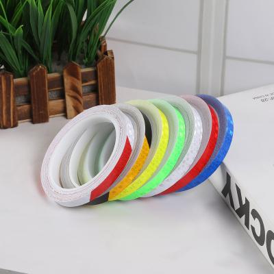 China 1cmx8m Reflective Bike Stickers Cycling Fluorescent Reflective Tape MTB Bike Adhesive Tape Safety Decor Sticker Accessories HSD/228 for sale