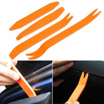 China Portable Auto Trim Dash Car Radio Vehicle Repair 4Pcs Panel Door Clip Trim Installer Pry Tool Kit Repair Tool Pry Tool Audio DIY Tools for sale