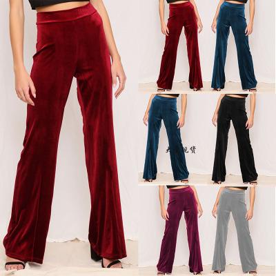 China 5 Colors Popular Price Women's Velvet High Waist Breathable Pants LY1229-3 for sale