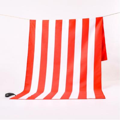 China Viable Wholesale Custom Logo Printed Microfiber Beach Towel , Quick Dry Beach Towel for sale