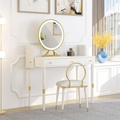 China Modern PANEL dressing table, simple bedroom storage cabinet, household multifunctional dressing table for sale