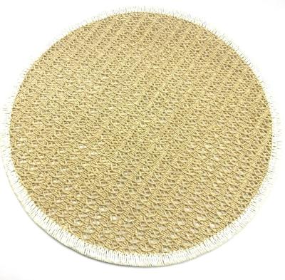 China New Design Paper Hook Round Table Sustainable Place Mat for sale