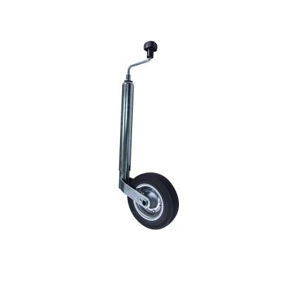 China Trailer Parts Europe 48mm solid wheel zinc trailer jack jockey wheel for sale