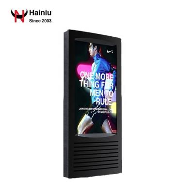 China Outdoor Waterproof Dustproof Tv Enclosure Digital Signage Customized 65 Inch for sale