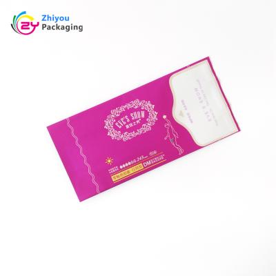 China Custom Printed Pocket Sanitary Napkin Moisture Proof Aluminum Foil Packing Plastic Bags With Easy Tear Stick for sale