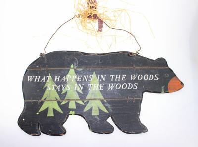 China Wood Wall Hanging Sign Wood Decoration Plaque made of MDF for sale