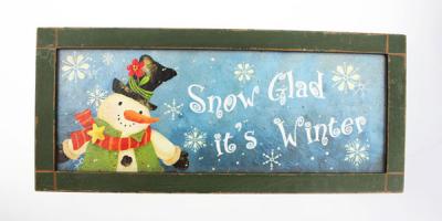 China Christmas holiday wall plaque decoration artwork wall hanging made of MDF for sale