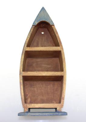 China Wooden boat desktop decoration children gift  kid room decoration made of MDF handicraft for sale