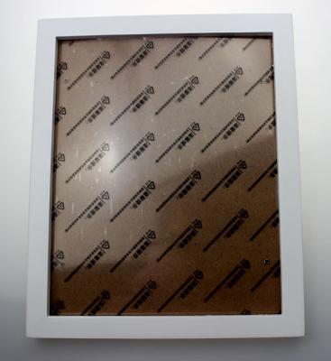 China White color solid pine wood photo frames available in different size for sale