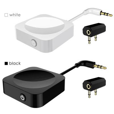 China Airplane Bluetooth Adapter Airplane Bluetooth Transmitter Flight Audio Wireless Adapter with Bluetooth for Home Theater System for sale