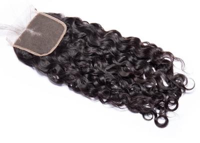 China Healthy Middle Part Hair Closure / Natural Brazilian Human Hair Lace Closure for sale