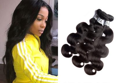 China Original Malaysian Human Hair Bundles With Lace Closure Body Wave No Shedding for sale