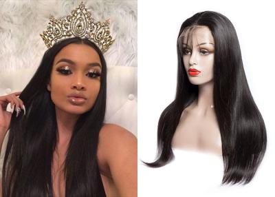 China No Smell Malaysian Human Hair Lace Front Wigs / Long Straight Wave Virgin Hair for sale