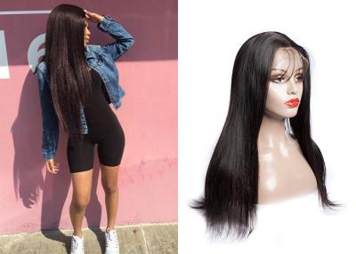 China Full And Comfortable Remy Lace Front Wigs With Bangs No Shedding 10-30 Inch for sale