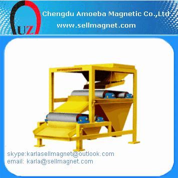 China Industrial Dry Magnetic Separator Roller Magnetic 12000Guss Roller /High Intensity Wet Magnetic Separator for sale