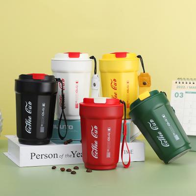 China Hot Sale 420ml 2022 New Design Viable Christmas Gift Double Wall Stainless Steel Travel Vacuum Coffee Mug Insulated Coffee Mugs for sale