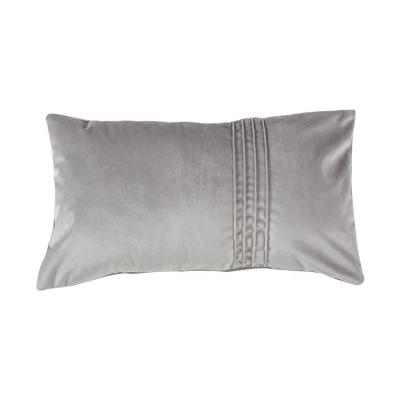 China Hot Selling 100% Velvet Pure Color Pillowcase Polyester Fabric Waist Support Cooling Decorative Pillows for sale