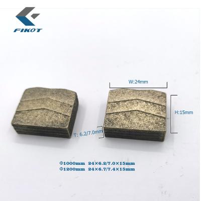 China 600mm Fikot Diamond Segment for Granite Block Cutting for sale