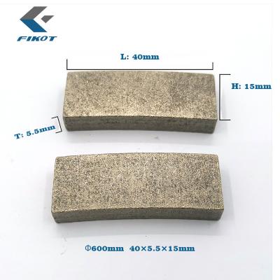 China 600mm Fikot Diamond Segment for Granite Block Cutting for sale