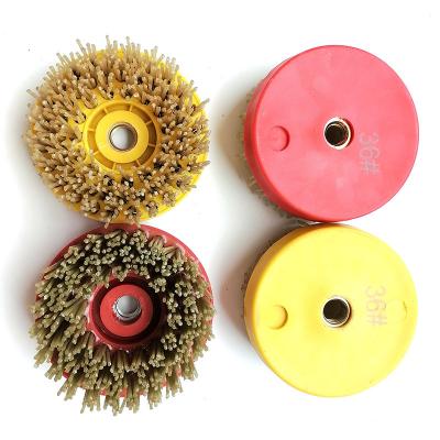 China Stone Brush Diamond Stone Round Polishing Stone Polishing Marble Grinding Brush for sale