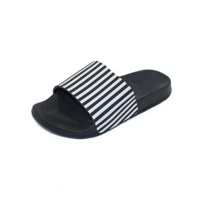 China New Design Trend Fashion Bedroom Beach Walk EVA Women's Black Slides Slippers Lady Slides Slippers For Women Men for sale