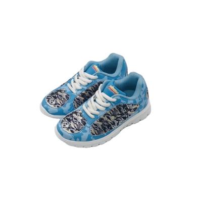 China EVA New Style Comfortable Lovely Unique Rubber Lace Up Boys Kids Sport Shoes Kids Sneaker for sale