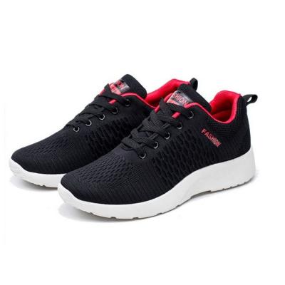 China OEM New Custom Casual Sport Daliy Life Breathable Light Weight Fashion Logo Running Shoes Men Black White Color Sneakers For Women for sale