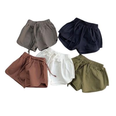 China Korean Summer Color 100%cotton Custom Baby Boy Shorts Custom Made Kids Boy's Breathable Shorts For 2-6 Years Old for sale