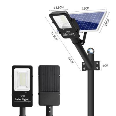 China 50w Solar Led 100w 150w Ip65 Outdoor All In One Design Solar Street Light Price Integrated Landscape Garden Pathway Aluminum Pole Lights for sale