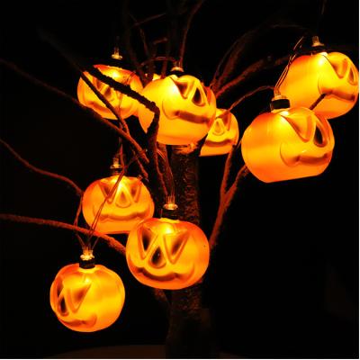 China Festival Decoration Luxury Ghost Fairy Christmas Halloween Garden Lights Waterproof USB Battery Operated Led Pumpkin String Indoor for sale