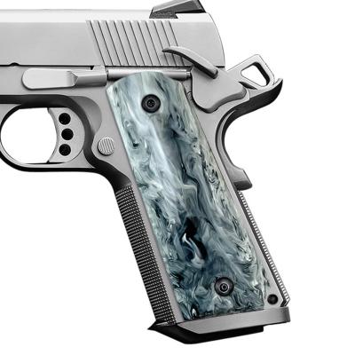 China Grasp Normal Patriotic 1911 Pistol Grips w/ (Government/Commander), High Polished Acrylic, Ambi Safety Cut for sale