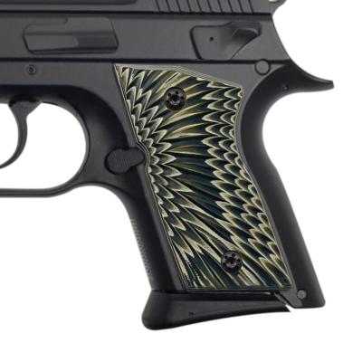 China Grip CZ 2075 RAMI Pistol and Comics Group of Ten Gun Grips Sunburst Texture, Screws Included, CZR-J6-21 for sale