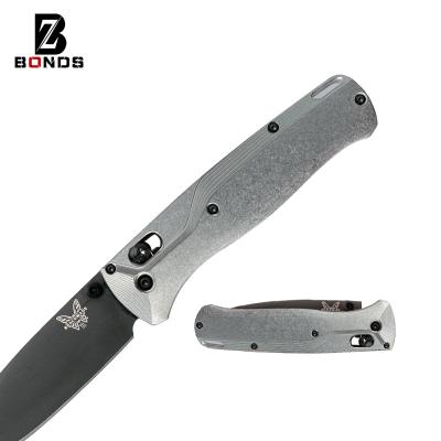 China Outdoor Equipment Hiking Camping GLUES Aluminum Alloy Colorful Folding Knife Grip Handle Patches For Benchmade Bugout 535 White DIY Non-Slip Ladders Repair for sale