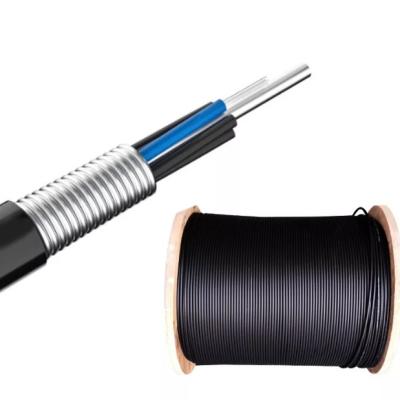 China GYTA53 4 Core Steel Wire Fiber Optical Cable Direct Buried Armored for sale