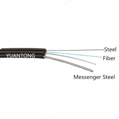 중국 강철 막대 옥외 하락 케이블, ANATEL FTTH 1 핵심 광섬유 케이블 판매용