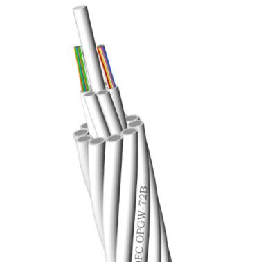 Китай Opgw село кабель на мель оптического волокна, алюминиевый кабель оптического волокна ядра 300m многослойной стали 96 продается