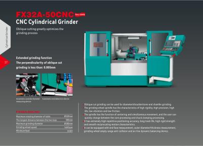 China Máquina de moagem cilíndrica de 200 mm de diâmetro de roda de moagem com material de corpo de ferro fundido FC30 de alta qualidade Milhanna à venda