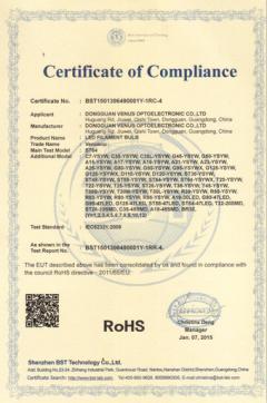 RoHS - Dongguan Venus Optoelectronic Technology Co., Ltd.