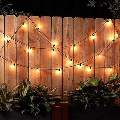 China Residential String Lights Outdoor, Waterproof Garden Lights G40 25+3 Bulbs 25FT Festoon String Lights, EU UK for sale